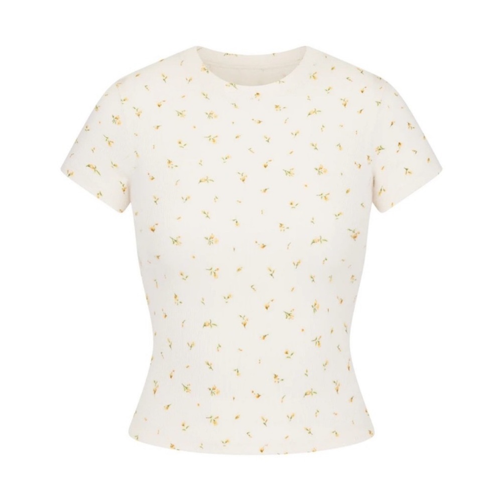 Skims Cotton Rib T-Shirt